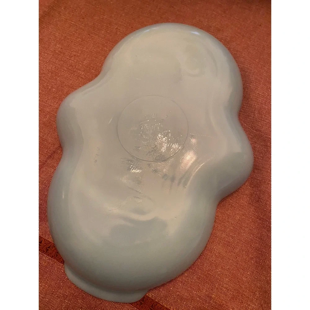 Vintage Anchor Hocking Fire King‎ Delphite Blue Divided Relish Tray